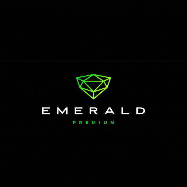 V Emerald Logo - Logoku